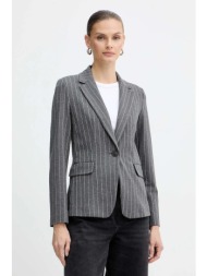 σακάκι marella emme by marella χρώμα: γκρι, 2525916072200 κύριο υλικό: 36% βισκόζη, 34% πολυαμίδιο, 