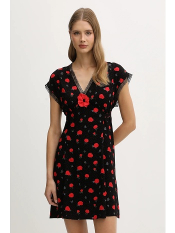 φόρεμα the sleeper χρώμα μαύρο, pmndr02f017l κύριο υλικό