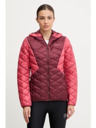 πουπουλένιο αθλητικό μπουφάν la sportiva pinnacle down χρώμα: μπορντό, zasj098 κύριο υλικό: 100% ανα