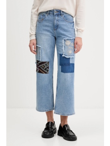 τζιν παντελόνι desigual patche 25wwdd20 99% βαμβάκι, 1%