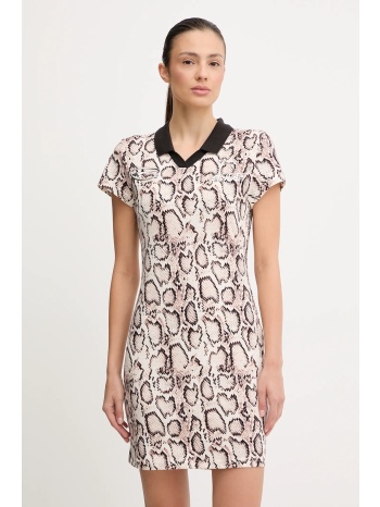 βαμβακερό φόρεμα puma puma x a$ap rocky χρώμα μπεζ, 633416