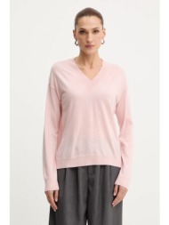 μάλλινο πουλόβερ weekend max mara fiocchi χρώμα: ροζ, 2525366042600 90% μαλλί, 10% κασμίρι