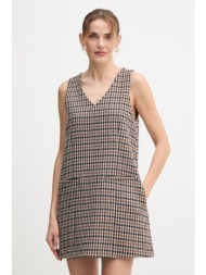 μάλλινο φόρεμα tommy hilfiger χρώμα: καφέ, ww0ww48267 κύριο υλικό: 100% μαλλί
φόδρα: 54% πολυεστέρας