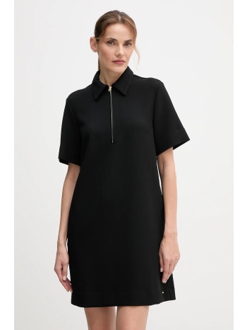 φόρεμα tommy hilfiger χρώμα μαύρο, ww0ww47333 68%