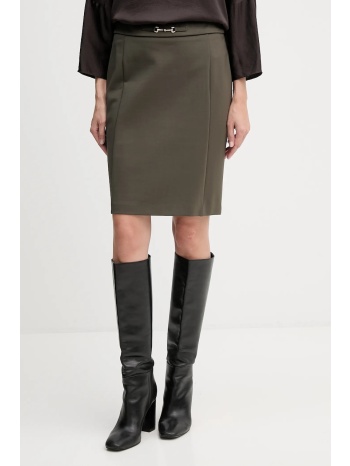 φούστα joseph ribkoff χρώμα πράσινο, 253035 66% βισκόζη