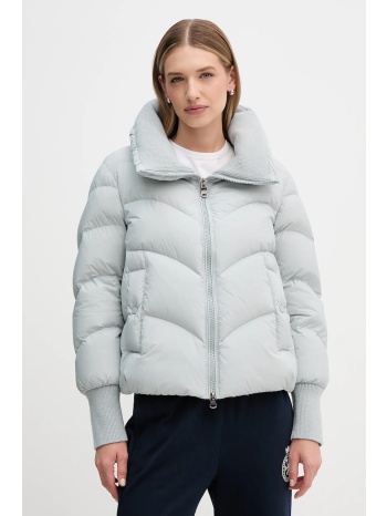 μπουφάν με επένδυση από πούπουλα hetrego inara χρώμα μπλε