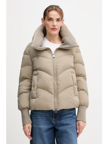 μπουφάν με επένδυση από πούπουλα hetrego inara χρώμα