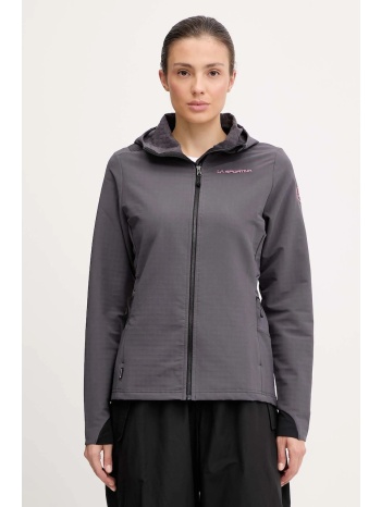 αθλητικό μπουφάν la sportiva descender storm χρώμα γκρι