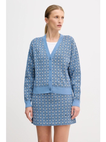 πλεκτή ζακέτα kenzo χρώμα μπλε, ff52ca4943co.64 60%