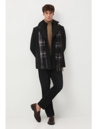 μάλλινο παλτό medicine ανδρικά, χρώμα: μαύρο κύριο υλικό: 50% πολυεστέρας, 50% μαλλί
φόδρα: 100% πολ