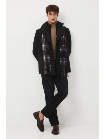 μάλλινο παλτό medicine ανδρικά, χρώμα μαύρο κύριο υλικό