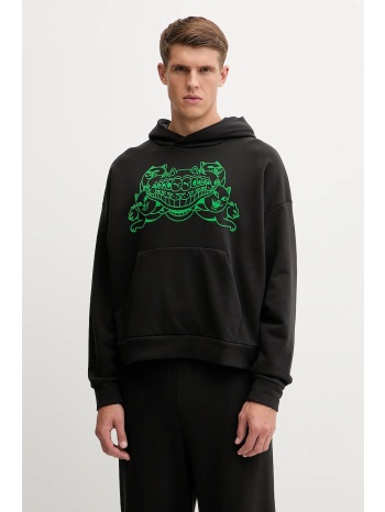 βαμβακερή μπλούζα puma puma x ripndip χρώμα μαύρο, με