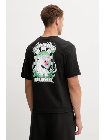 βαμβακερό μπλουζάκι puma puma x ripndip ανδρικό, χρώμα
