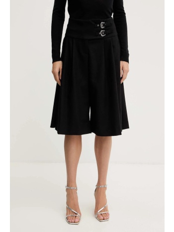 σορτς από μείγμα μαλλιού versace jeans couture χρώμα