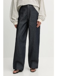 τζιν παντελόνι rotate χρώμα: ναυτικό μπλε, 115193d03 100% οργανικό βαμβάκι