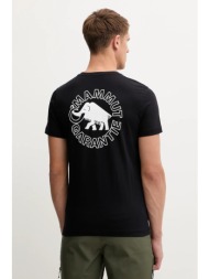 αθλητικό μπλουζάκι mammut χρώμα: μαύρο, 1017.05892 100% βαμβάκι