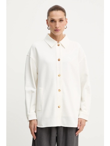 πουκάμισο mm comma χρώμα άσπρο, 2526956018600 54% βαμβάκι