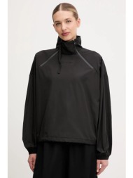 μπουφάν calvin klein performance χρώμα: μαύρο, lvgwf5j405 100% πολυεστέρας