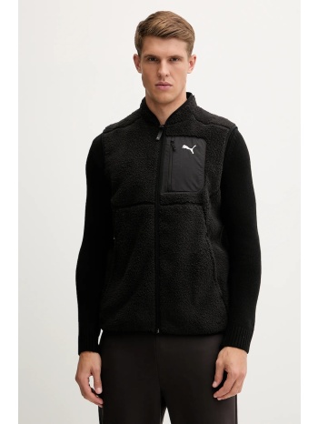 αμάνικο μπουφάν puma χρώμα μαύρο, 688225 κύριο υλικό 100%