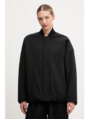 μπουφάν calvin klein performance χρώμα μαύρο, lvgwf5j402