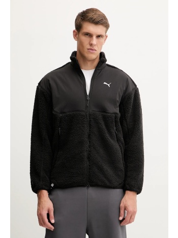 μπλούζα puma χρώμα μαύρο, 632104 κύριο υλικό 67% βαμβάκι