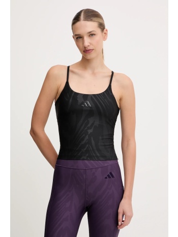 τοπ προπόνησης adidas performance aop optime χρώμα μαύρο