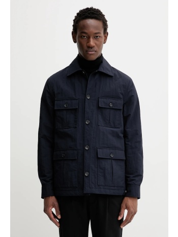 μπουφάν bally χρώμα ναυτικό μπλε, mou0bn κύριο υλικό 100%