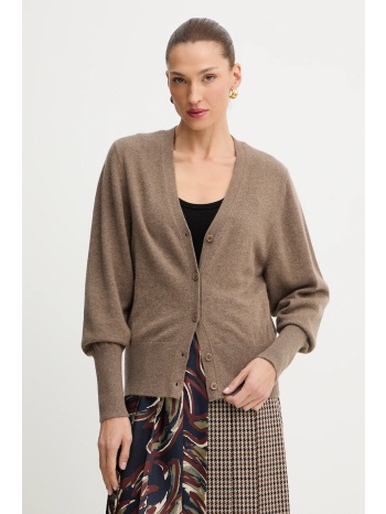 ζακέτα κασμίρ boss γυναικεία, χρώμα καφέ, 50548814 κύριο