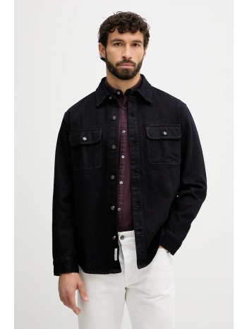 τζιν πουκάμισο calvin klein jeans ανδρικό, χρώμα ναυτικό