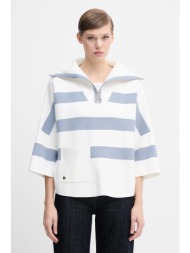 πουλόβερ joseph ribkoff χρώμα: άσπρο, 261983 50% βισκόζη, 28% πολυεστέρας, 22% νάιλον