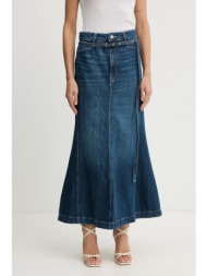 φούστα boss orange χρώμα: μπλε, 50548436 κύριο υλικό: 61% βαμβάκι, 39% lyocell
φόδρα τσέπης: 70% πολ