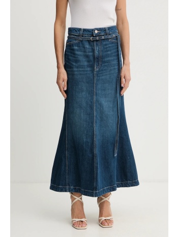 φούστα boss orange χρώμα μπλε, 50548436 κύριο υλικό 61%