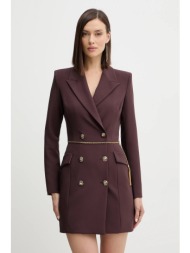 φόρεμα elisabetta franchi χρώμα: μπορντό, ab89657e2 κύριο υλικό: 95% πολυεστέρας, 5% ελαστάν
φόδρα: 