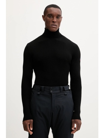 πουλόβερ fusalp ceillac χρώμα μαύρο, o2103 70% βισκόζη