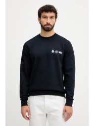 μπλούζα tommy hilfiger χρώμα: ναυτικό μπλε, mw0mw40863 63% βαμβάκι, 37% πολυεστέρας