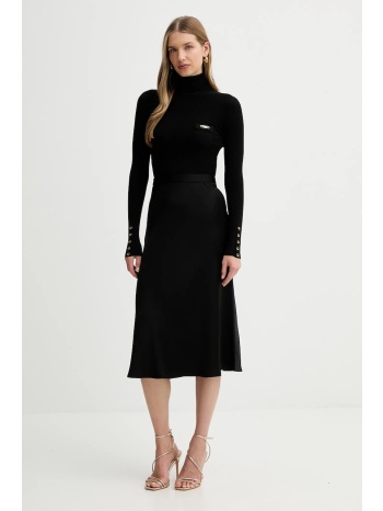 φόρεμα με προσθήκη μεταξιού elisabetta franchi χρώμα