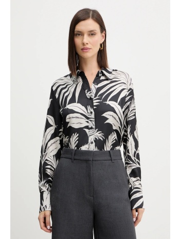 πουκάμισο guess concetta χρώμα μαύρο, w5yh03 wf1t2 96%