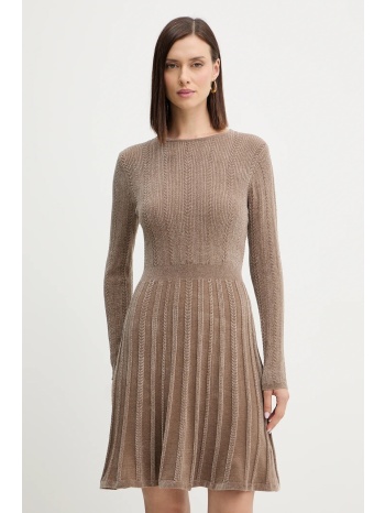 φόρεμα guess morgan χρώμα μπεζ, w5bk79 z3902 82%