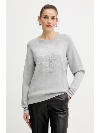 πουλόβερ guess sylvie χρώμα γκρι, w5br42 z26i2 77%