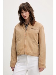 τζιν μπουφάν guess originals χρώμα: καφέ, w5bn80 wg163 κύριο υλικό: 100% βαμβάκι
φόδρα: 87% πολυεστέ