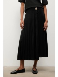 φούστα answear.lab χρώμα: μαύρο 95% πολυεστέρας, 5% ελαστάν