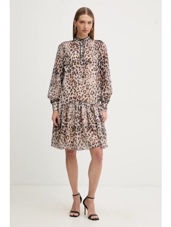 φόρεμα fracomina χρώμα μπεζ, fj25wd1004w41201 κύριο υλικό