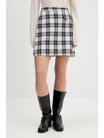 βαμβακερή φούστα tommy jeans χρώμα μαύρο, dw0dw21461 κύριο