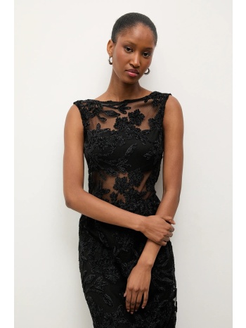 μπλουζάκι answear.lab χρώμα μαύρο 100% πολυεστέρας
