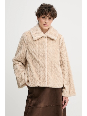 παλτό gaudi χρώμα μπεζ, 521fd39006 100% πολυεστέρας