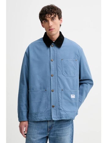 βαμβακερό μπουφάν hugo blue χρώμα μπλε, 50546738 γιακάς