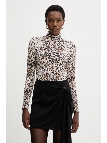 μπλουζάκι fracomina χρώμα μπεζ, fj25wt3001j47201 87%