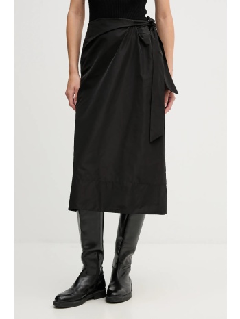 φούστα sandro ferrone χρώμα μαύρο, s14ybfbere 100%