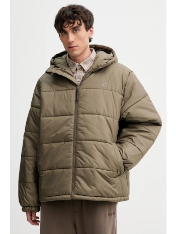 μπουφάν vans χρώμα πράσινο, vn000pj89jc1 100% πολυεστέρας