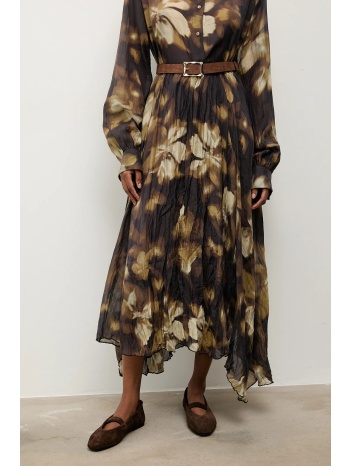 φούστα answear.lab χρώμα πράσινο 70% lyocell, 30%